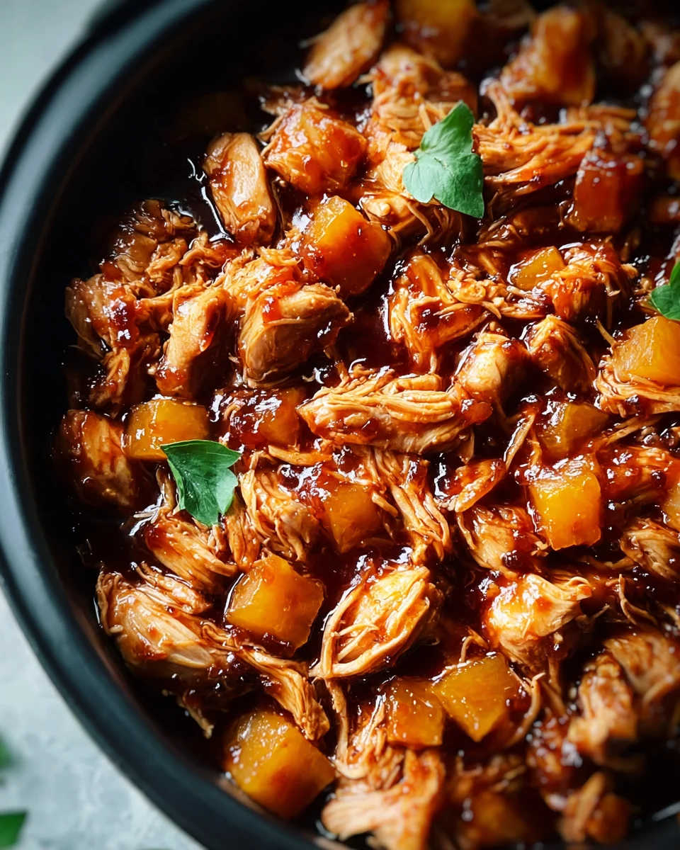 Sweet Hawaiian Crockpot Chicken Sweet