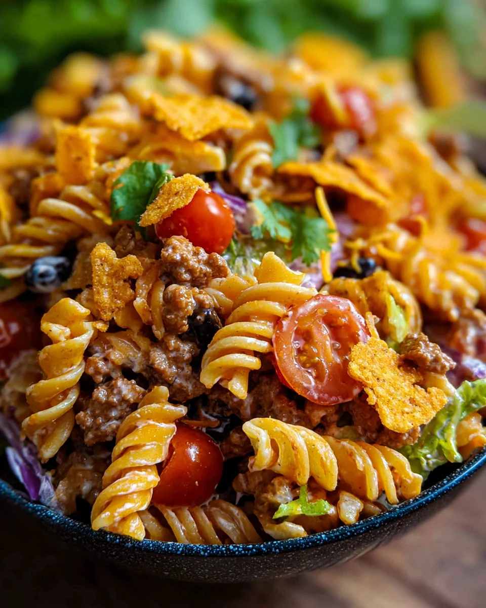 Taco Pasta Salad 22 Taco Pasta Salad