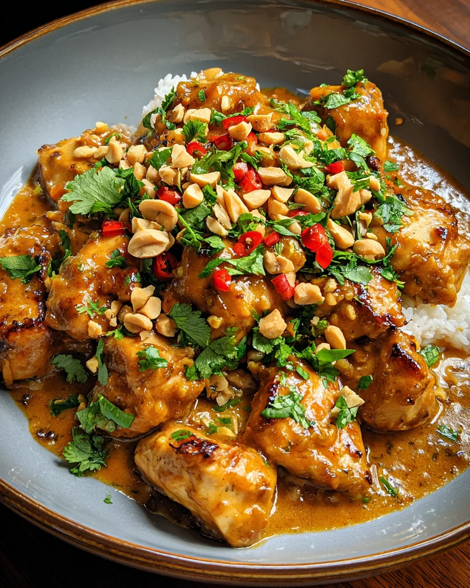 Thai Peanut Chicken Thai