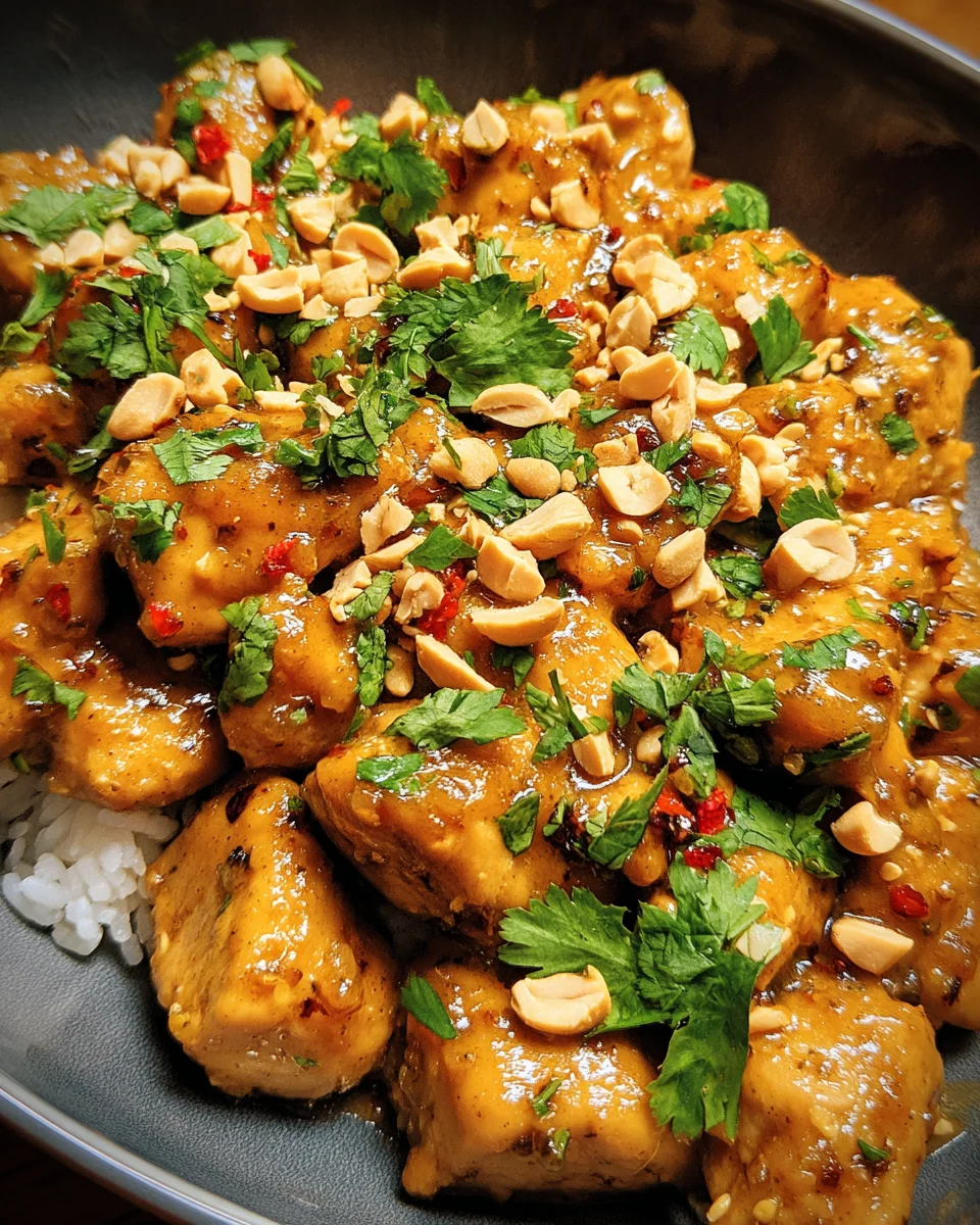 Thai Peanut Chicken Thai