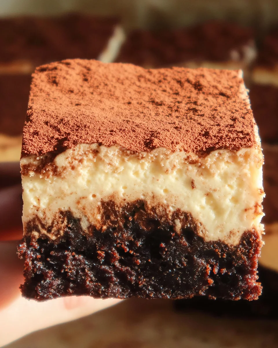 Tiramisu Brownies 24 Tiramisu