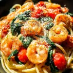 Tomato Spinach Shrimp Pasta 23 Tomato Spinach Shrimp Pasta
