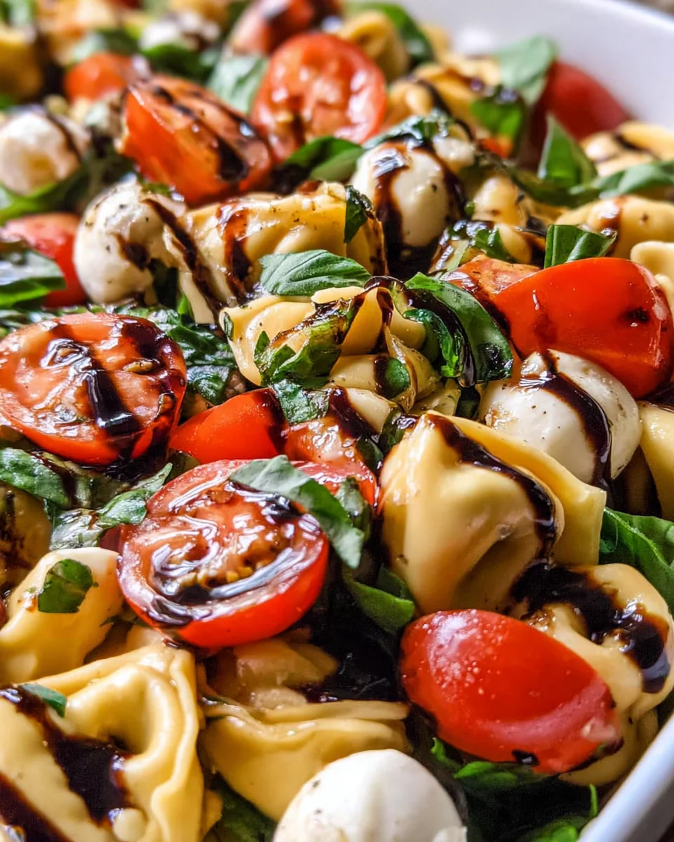 Tortellini Caprese Salad