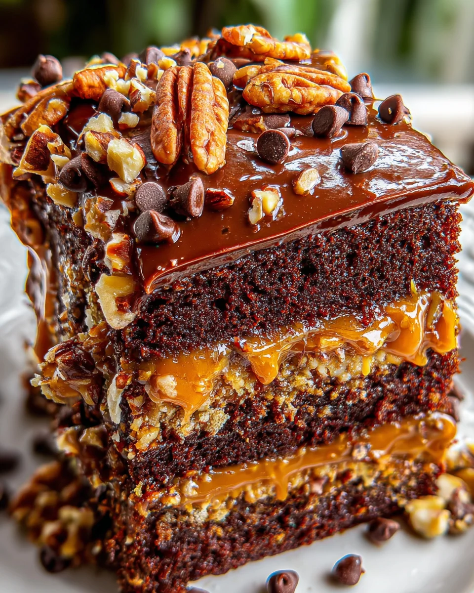 Turtle Caramel Cake 25 Turtle