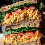 Vegan Buffalo Chickpea Salad Sandwich 19 Vegan Buffalo Chickpea Salad Sandwich