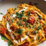 Vegan Creamy Sun Dried Tomato Pasta Recipe