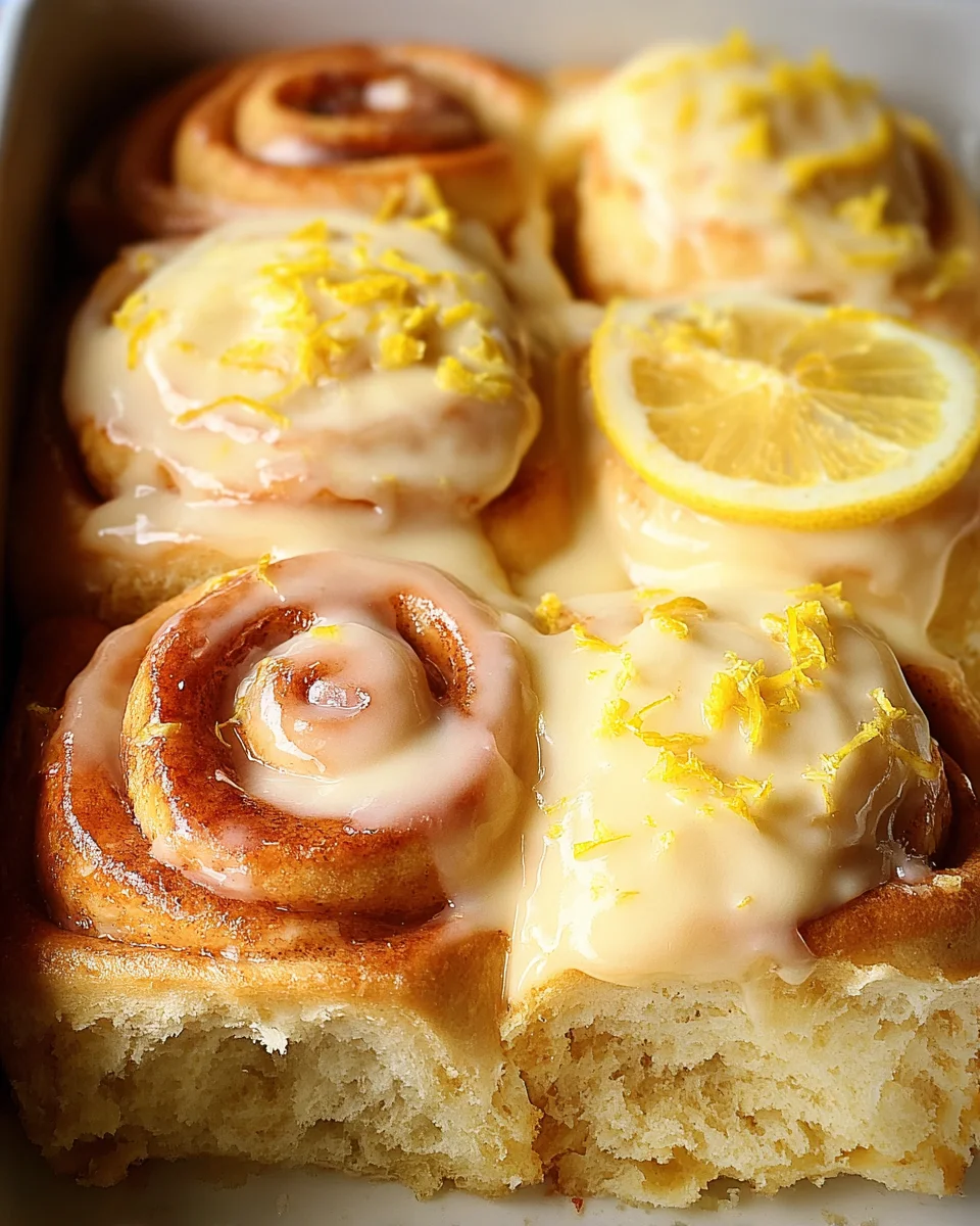 Vegan Lemon Sweet Rolls