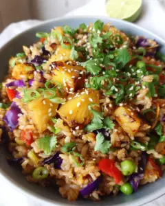 Vegan Pineapple Fried Rice