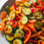 Viral Cucumber Pepper Salad Viral Cucumber Pepper Salad