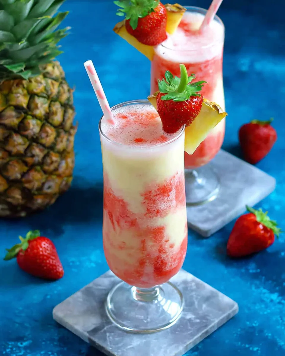 Virgin Strawberry Pina Colada 17 Virgin