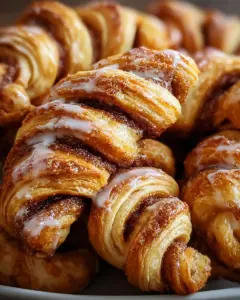 Warm Cinnamon Crescent Twists