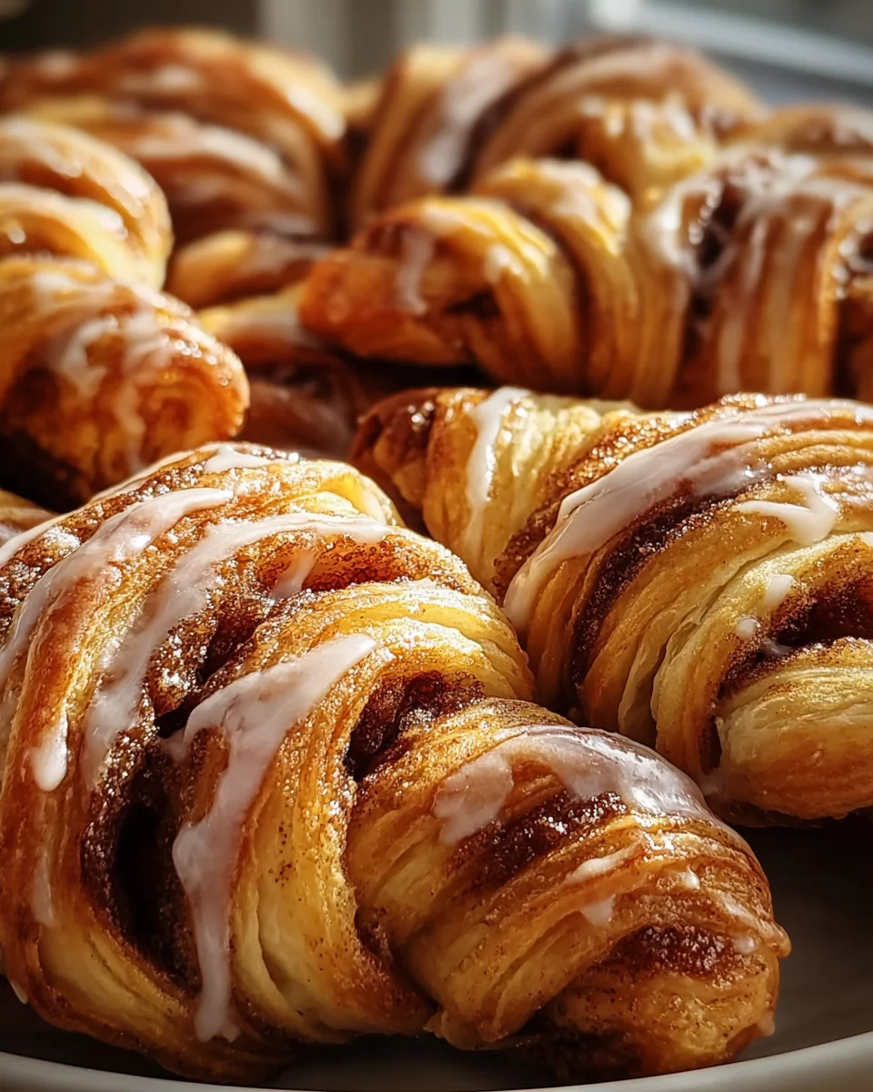 Warm Cinnamon Crescent Twists Warm