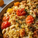 White Bean and Pesto Bake