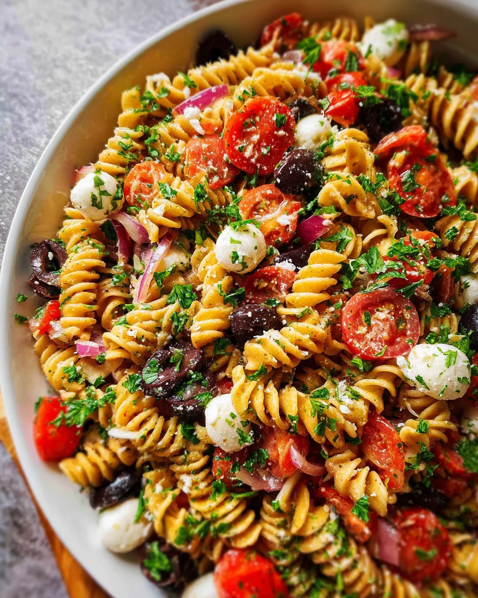 Zesty Italian Pasta Salad Zesty