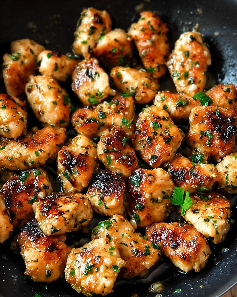 15-Minute Garlic Butter Chicken Bites 24 15-Minute