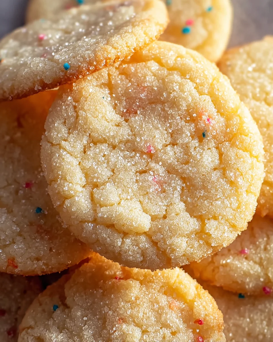 3-Ingredient Easy Sugar Cookies