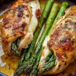 Asparagus Stuffed Chicken Fillet
