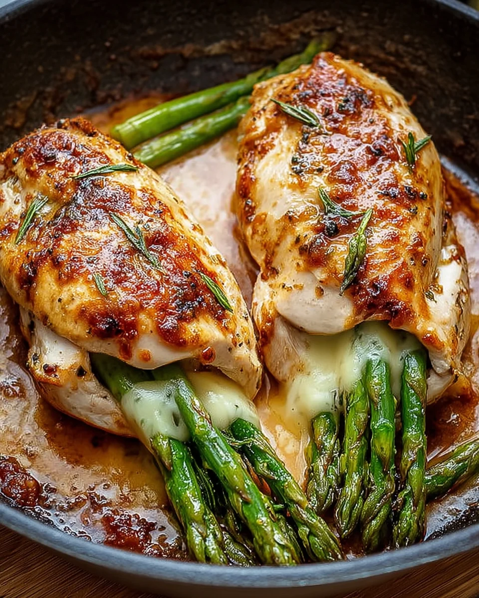 Asparagus Stuffed Chicken Fillet 24 Asparagus