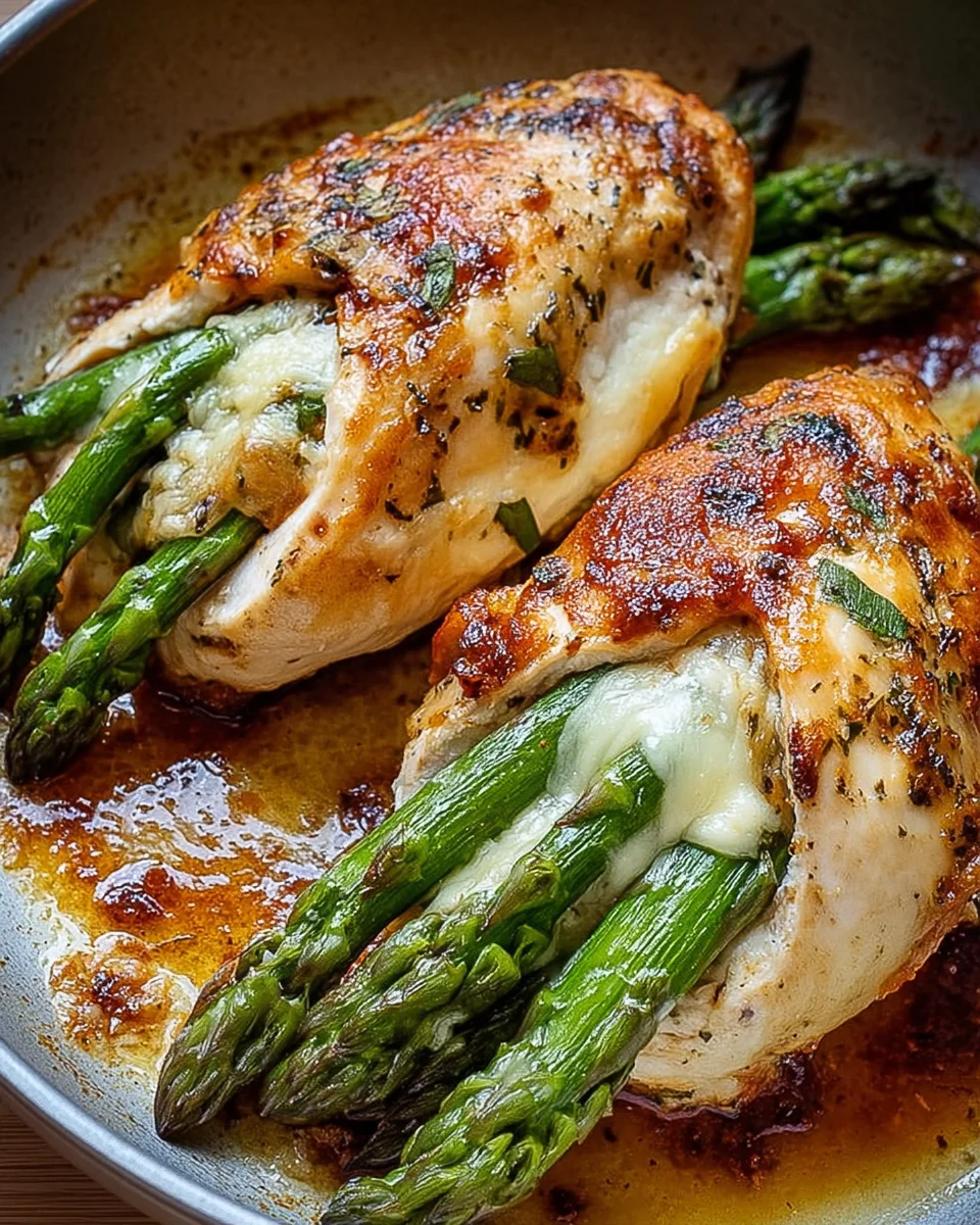 Asparagus Stuffed Chicken Fillet 25 Asparagus
