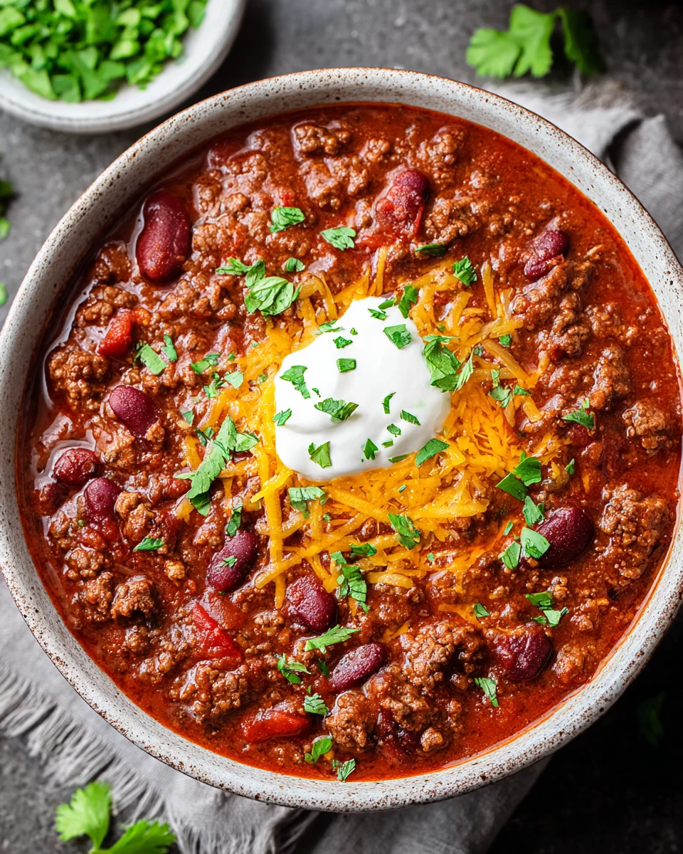 Best Ground Beef Stovetop Chili