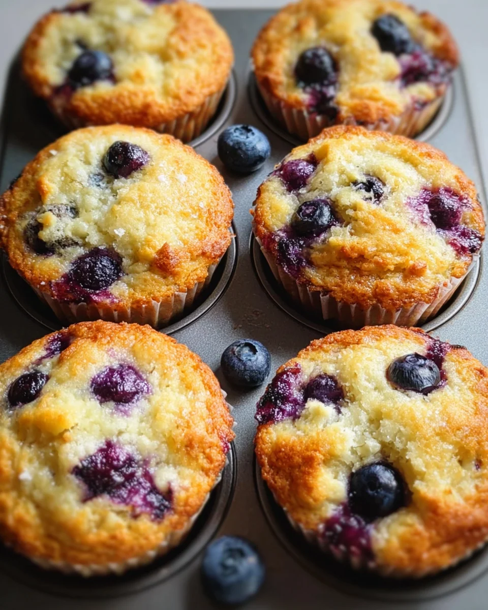 Blueberry Cottage Cheese Muffins 20 Blueberry