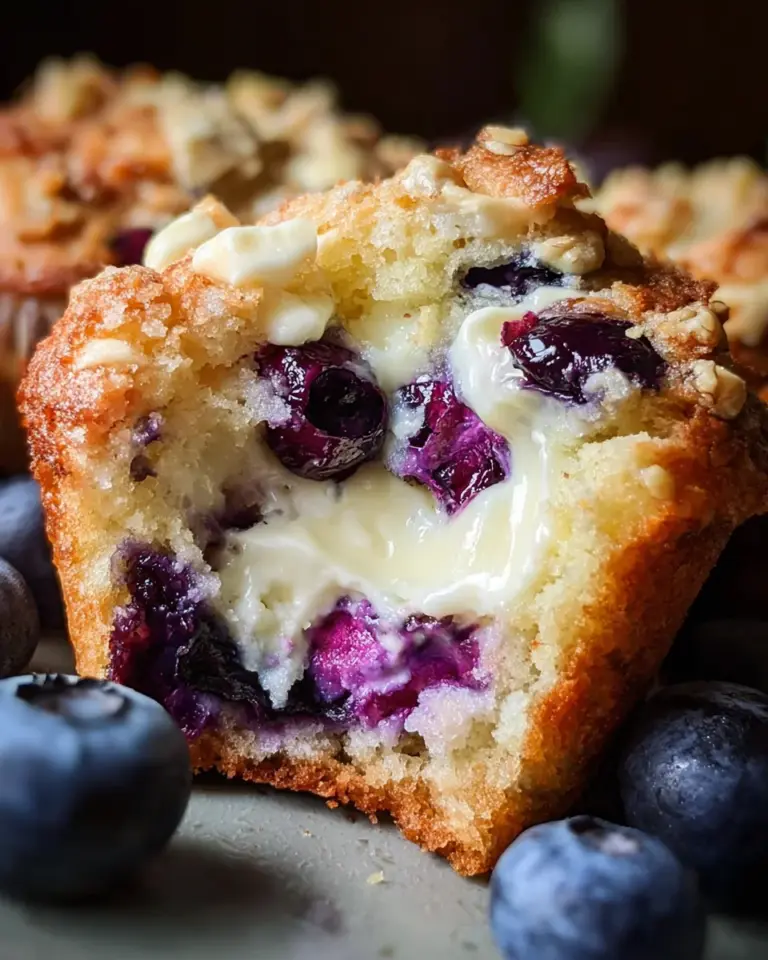 Blueberry Cream Cheese Muffins