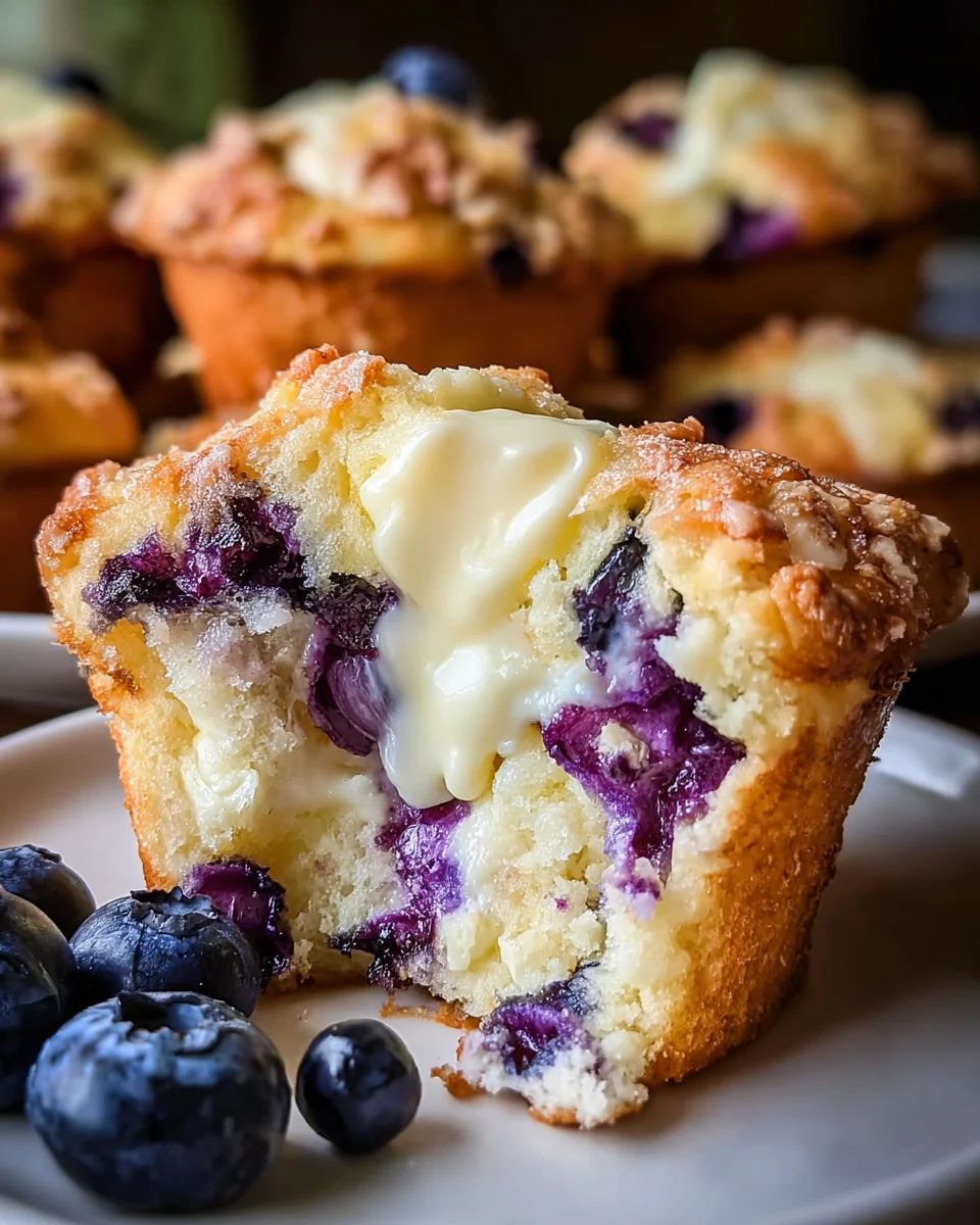 Blueberry Cream Cheese Muffins 20 Blueberry