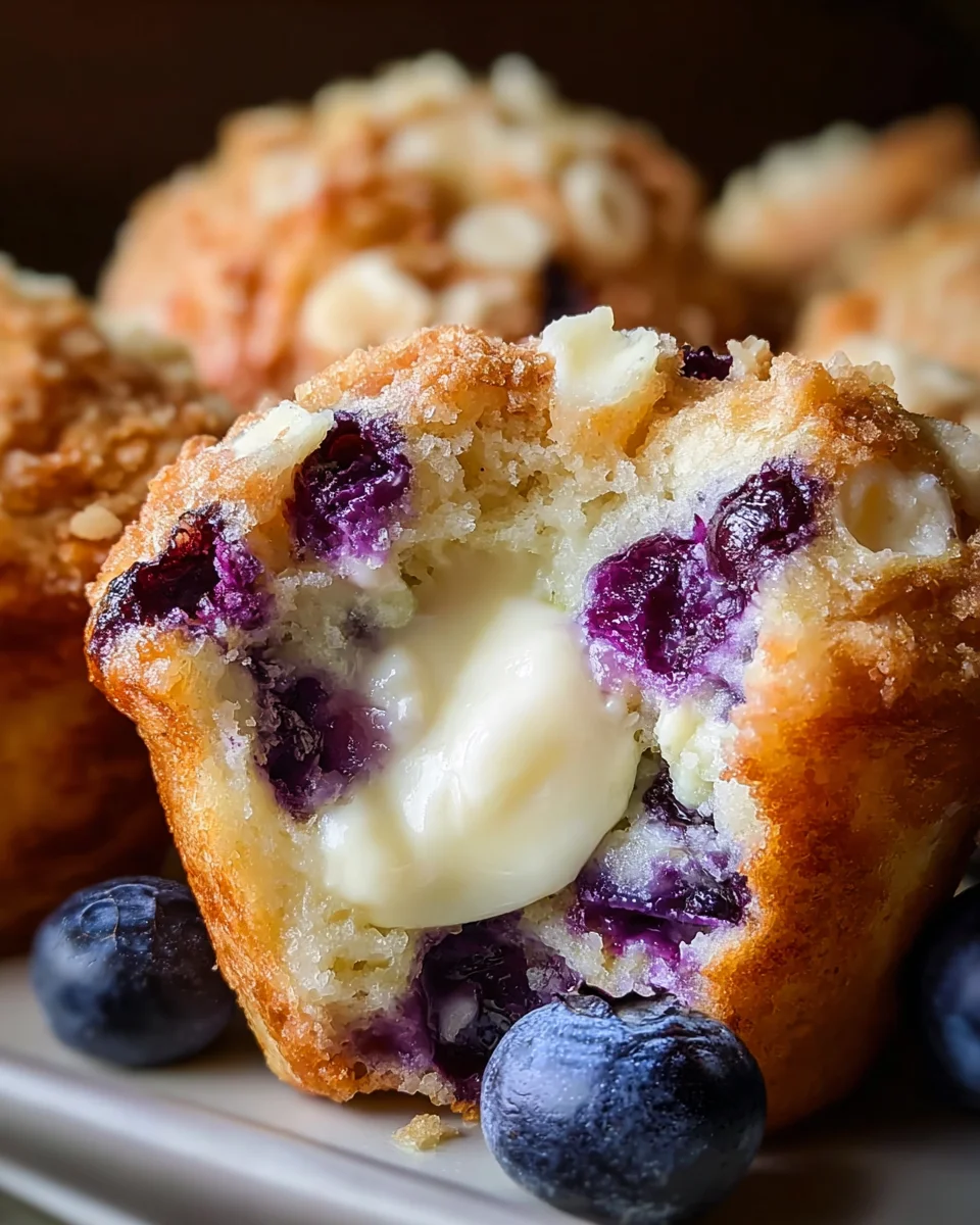 Blueberry Cream Cheese Muffins 21 Blueberry