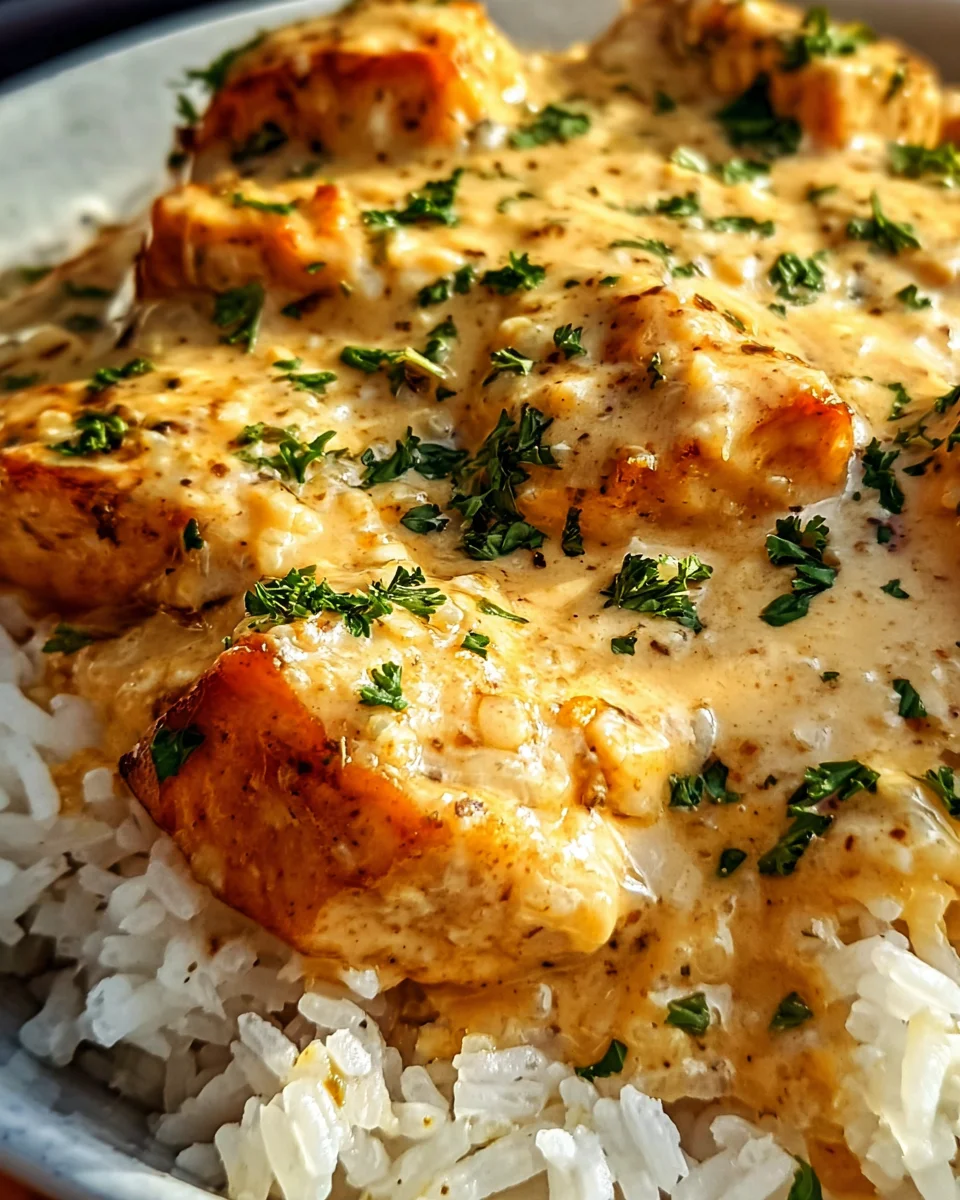 Creamy Smothered Chicken and Rice 26 Creamy