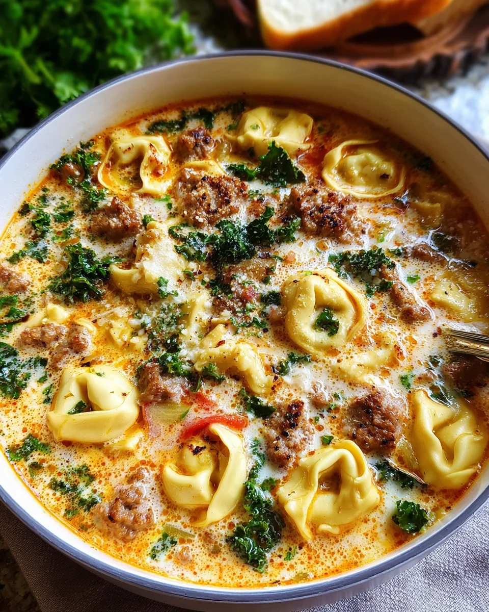 Home 10 Creamy Tortellini Soup