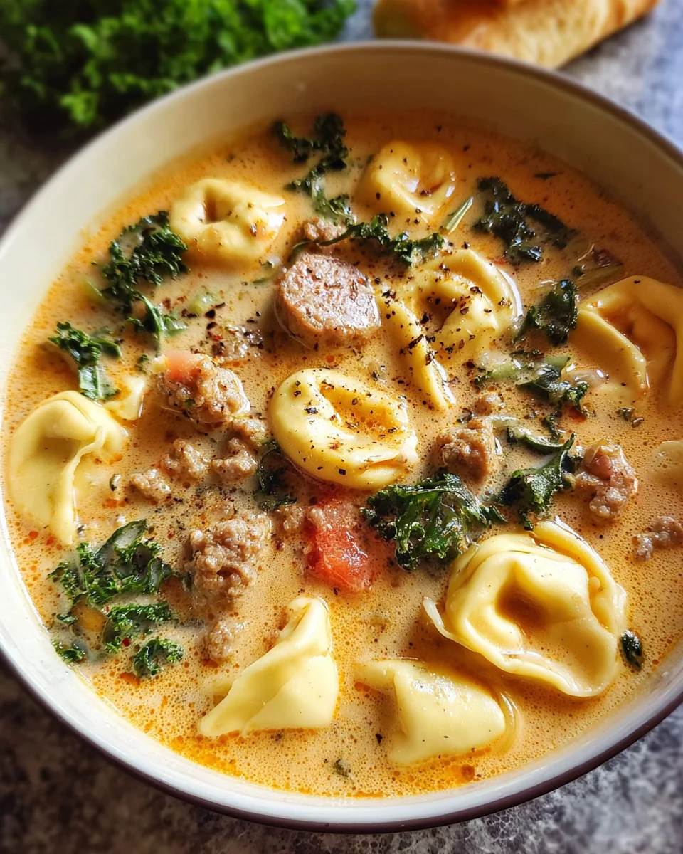 Creamy Tortellini Soup 23 Creamy