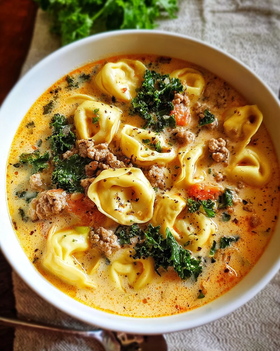 Creamy Tortellini Soup 24 Creamy