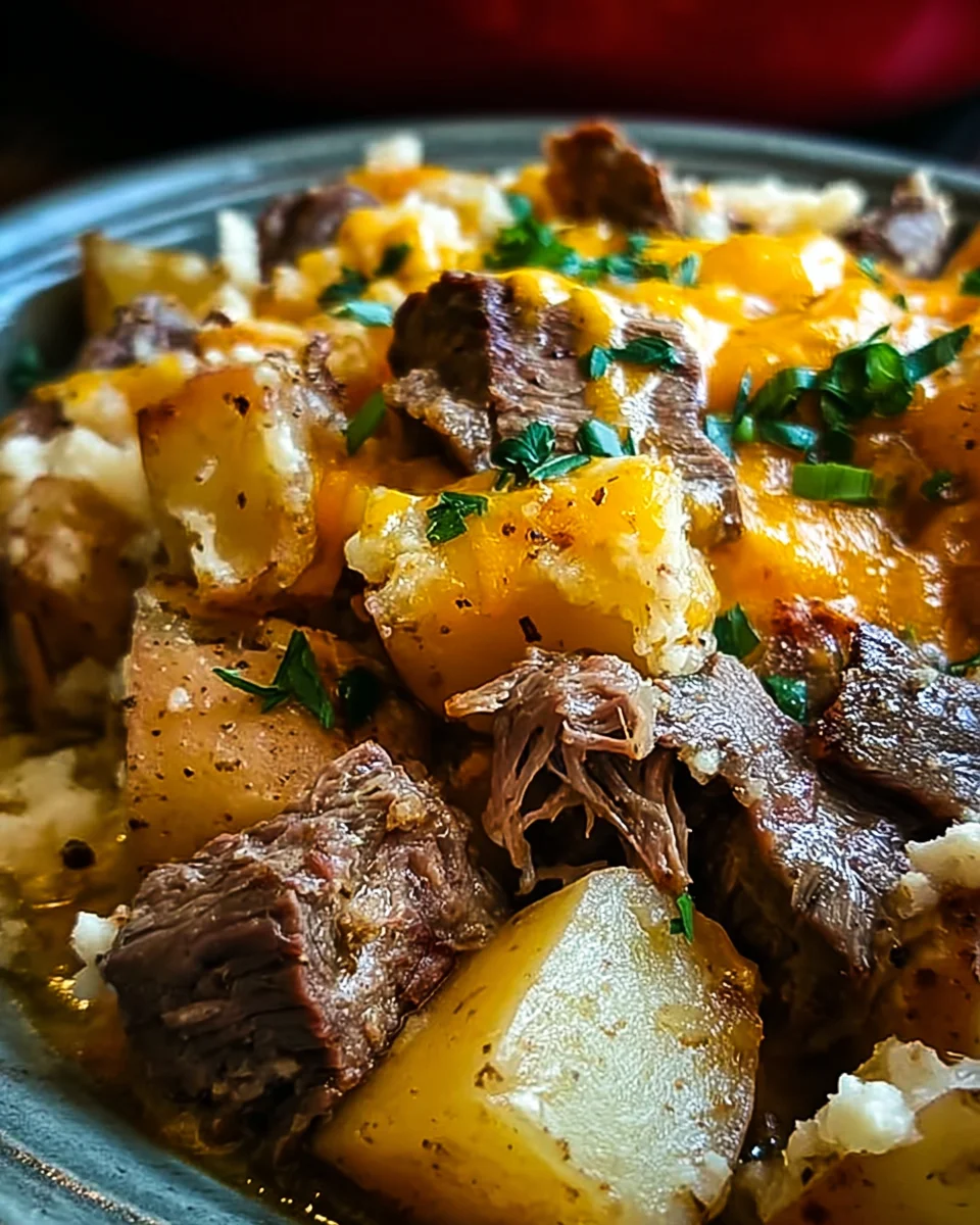 Crockpot Loaded Steak and Potato Bake Recipe 22 Crockpot Loaded Steak and Potato Bake Recipe