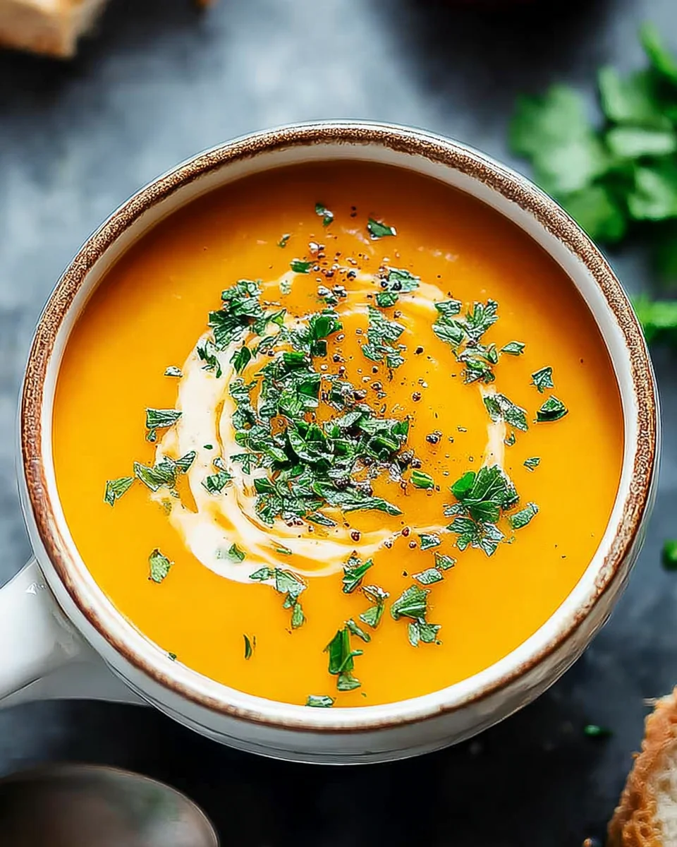Easy Butternut Squash and Sweet Potato Soup 24 Easy