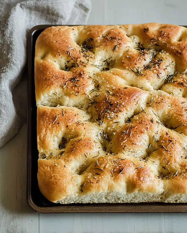Easy Homemade Focaccia Bread
