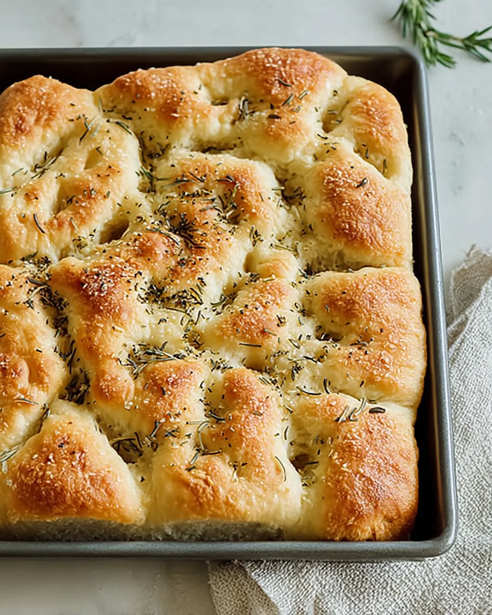 Easy Homemade Focaccia Bread 20 Easy