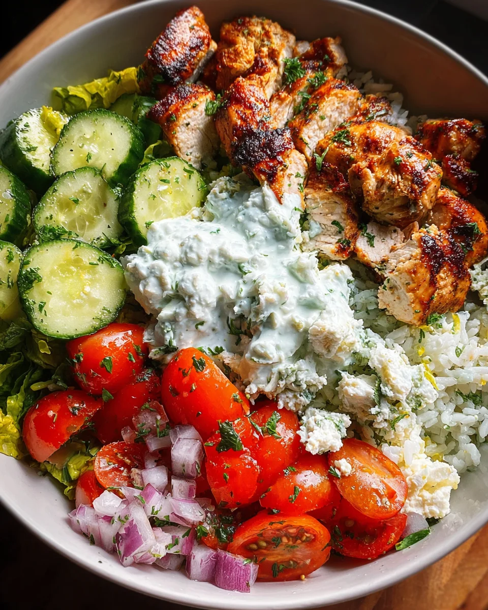Greek Chicken Bowls