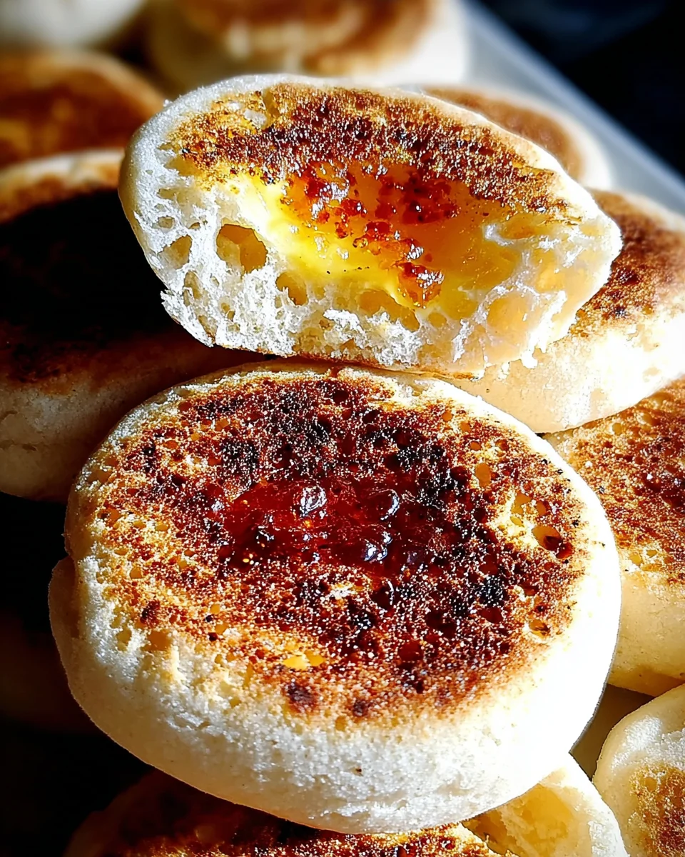 Homemade Sourdough English Muffins 18 Homemade
