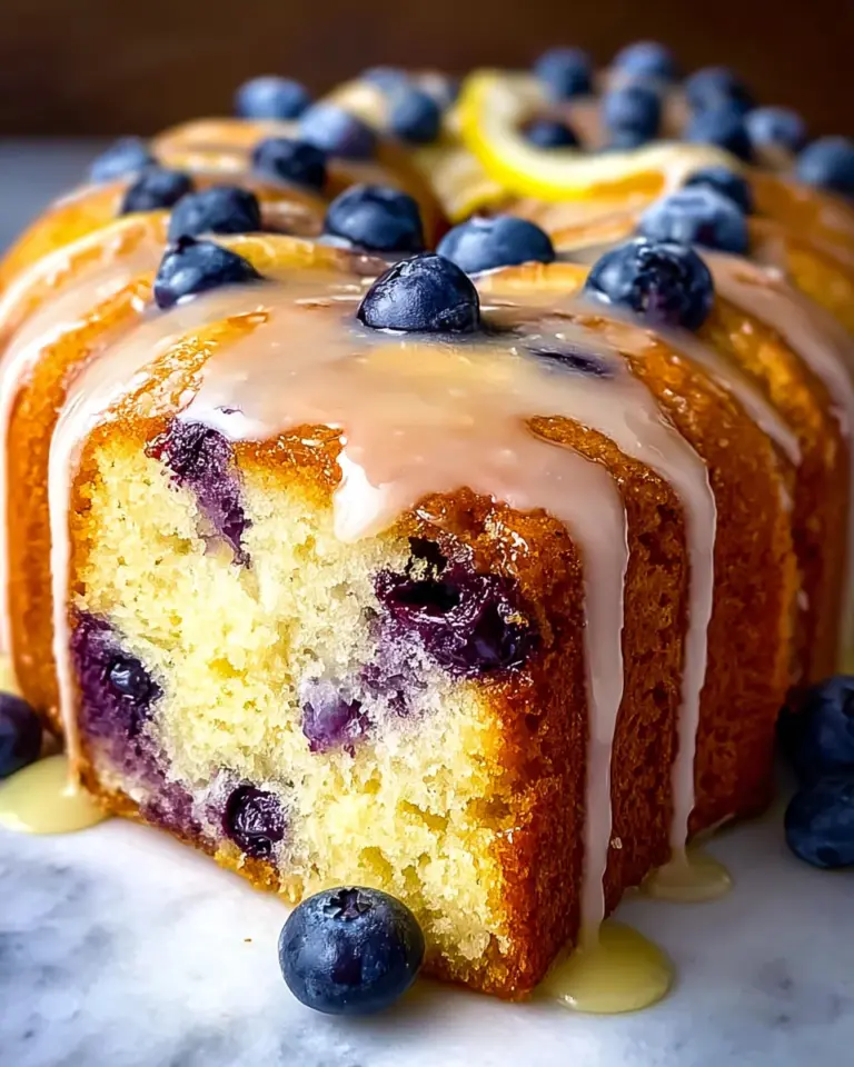 Lemon Blueberry Pound Cake