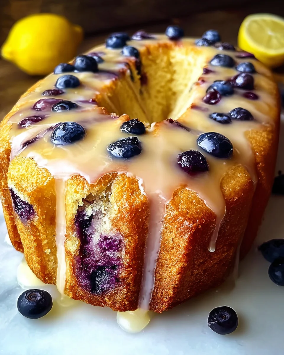 Lemon Blueberry Pound Cake 28 Lemon