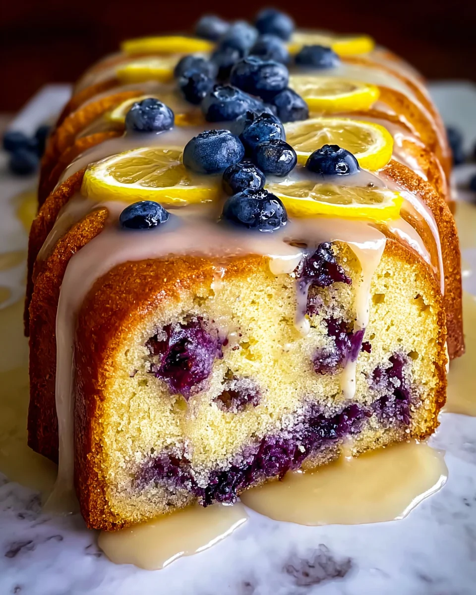 Lemon Blueberry Pound Cake 29 Lemon