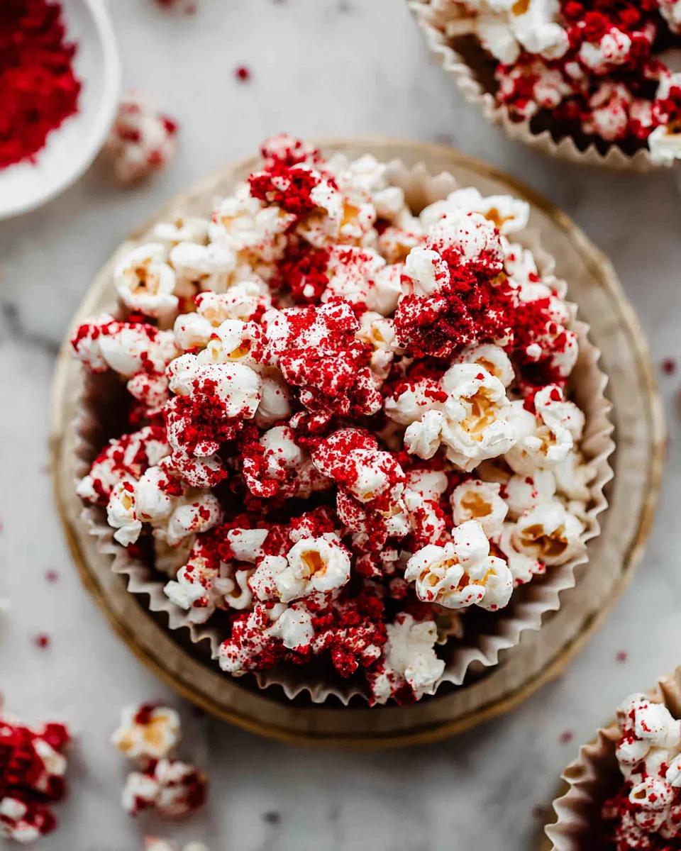 Red Velvet Popcorn 16 Red