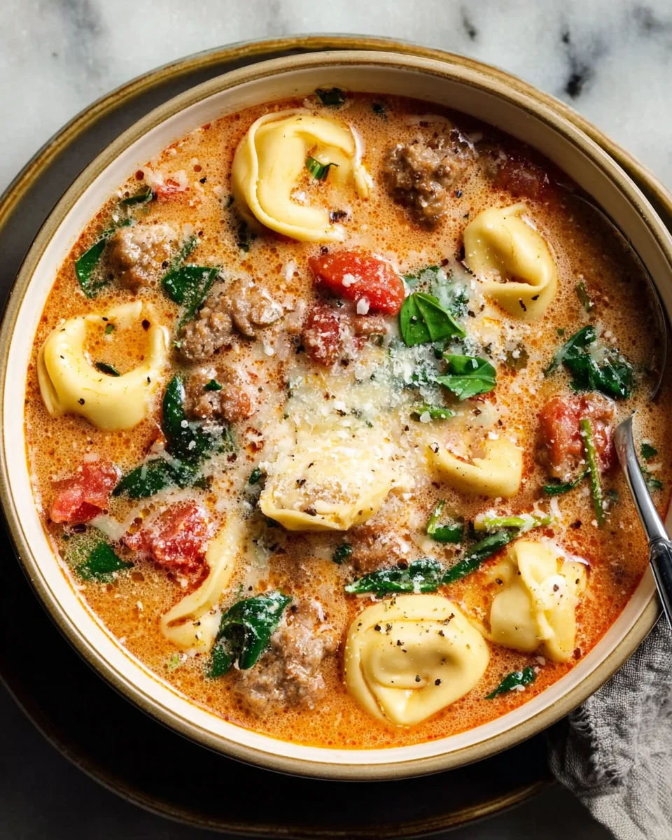 Sausage Tortellini Soup