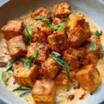 Spicy Tofu with Creamy Coconut Sauce
