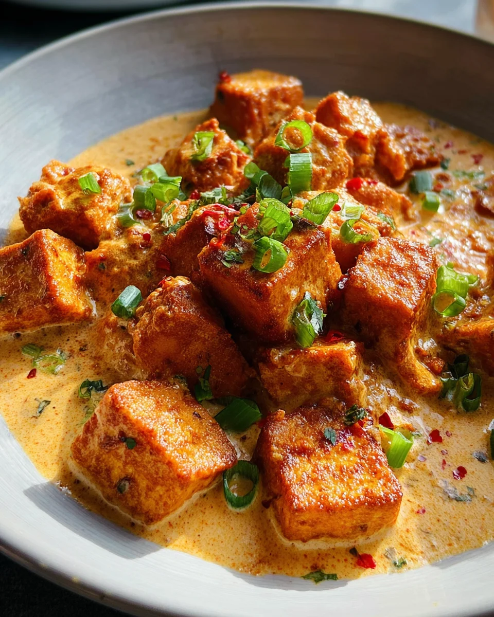 Spicy Tofu with Creamy Coconut Sauce 17 Spicy
