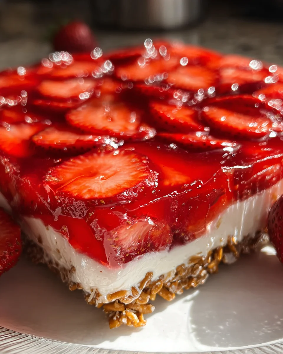 Strawberry Pretzel Jello Salad 21 Strawberry