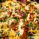 Tuscan Chicken and Spaghetti Squash