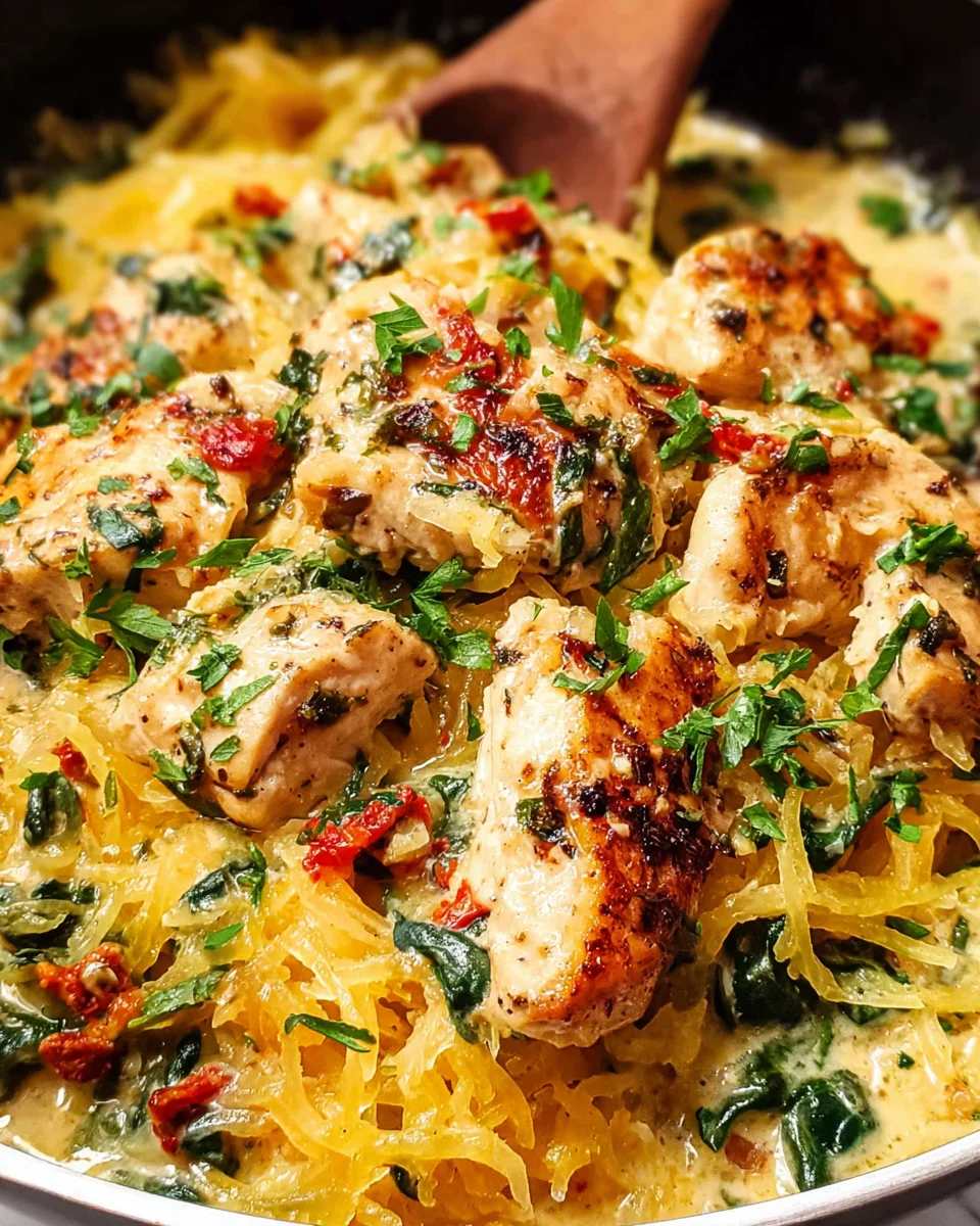 Home 7 Tuscan Chicken and Spaghetti Squash