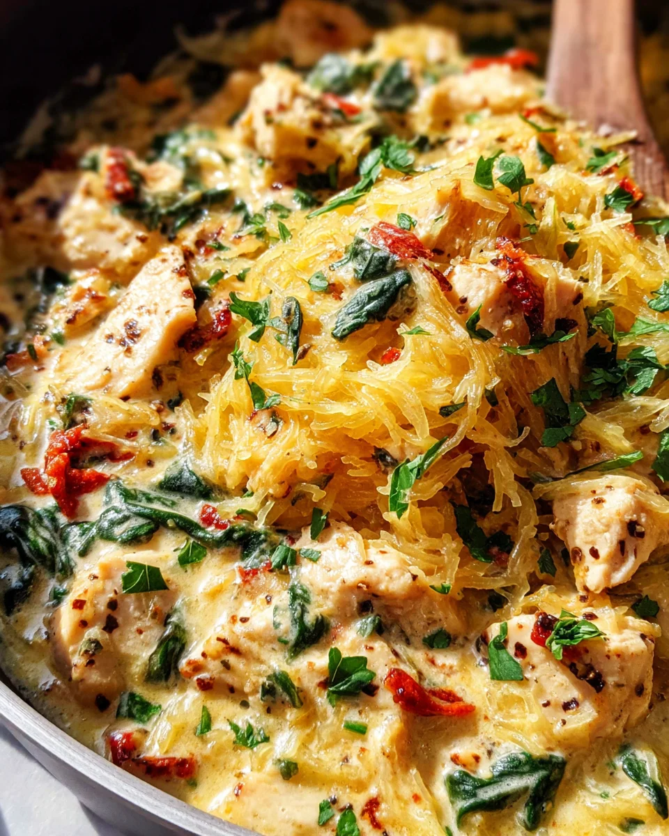 Tuscan Chicken and Spaghetti Squash 21 Tuscan