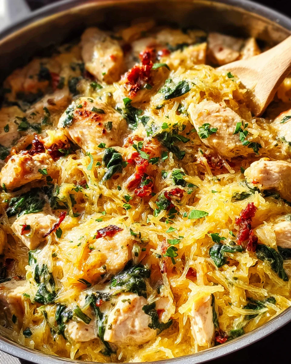 Tuscan Chicken and Spaghetti Squash 22 Tuscan